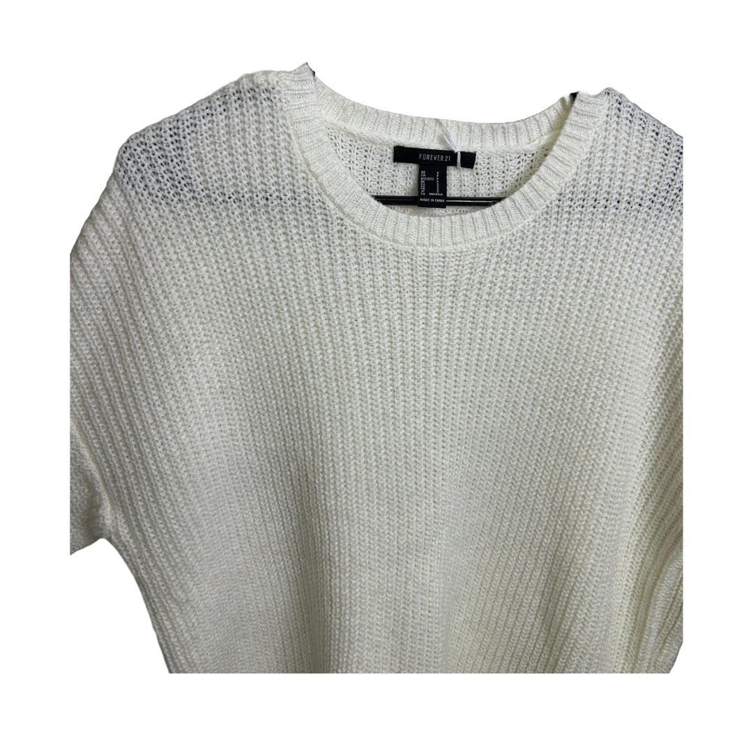 White Chunky Knitted Sweater