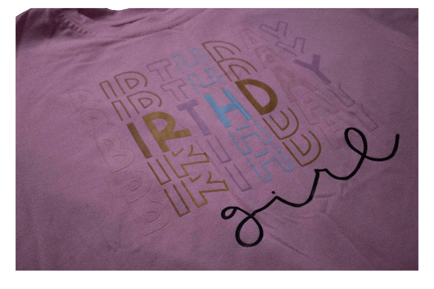 Pink Birthday Girl Shirt