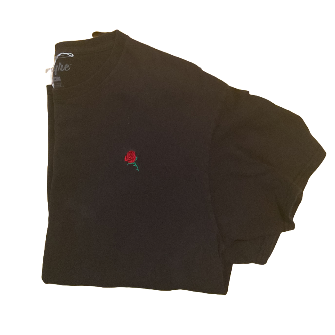 Embroidered Rose T-Shirt