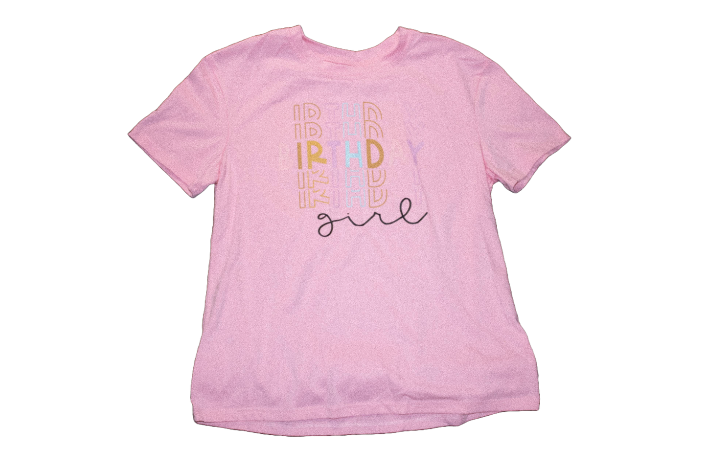 Pink Birthday Girl Shirt