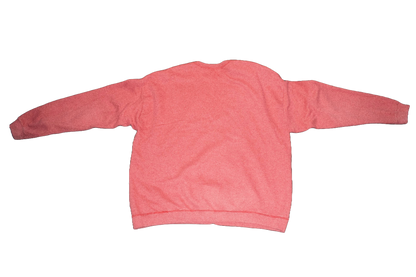 Red Crew Neck Long Sleeve Sweatshirt