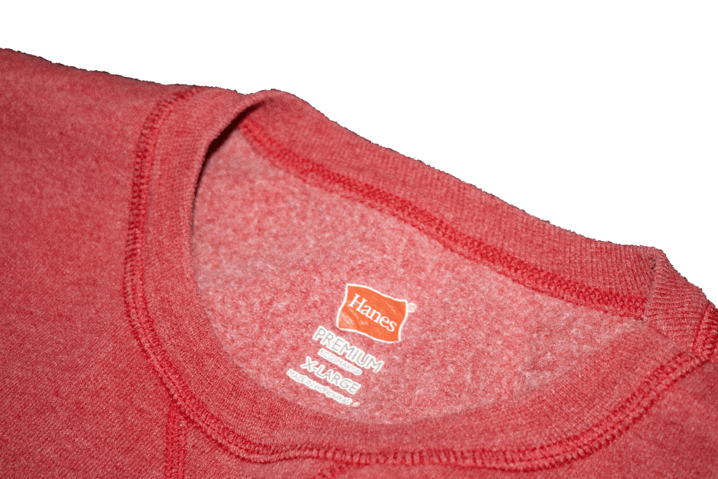 Red Crew Neck Long Sleeve Sweatshirt
