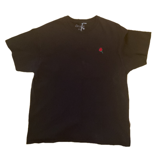embroidered rose t-shirt