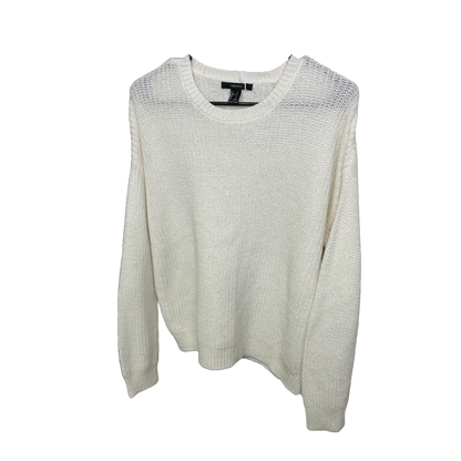 White Chunky Knitted Sweater