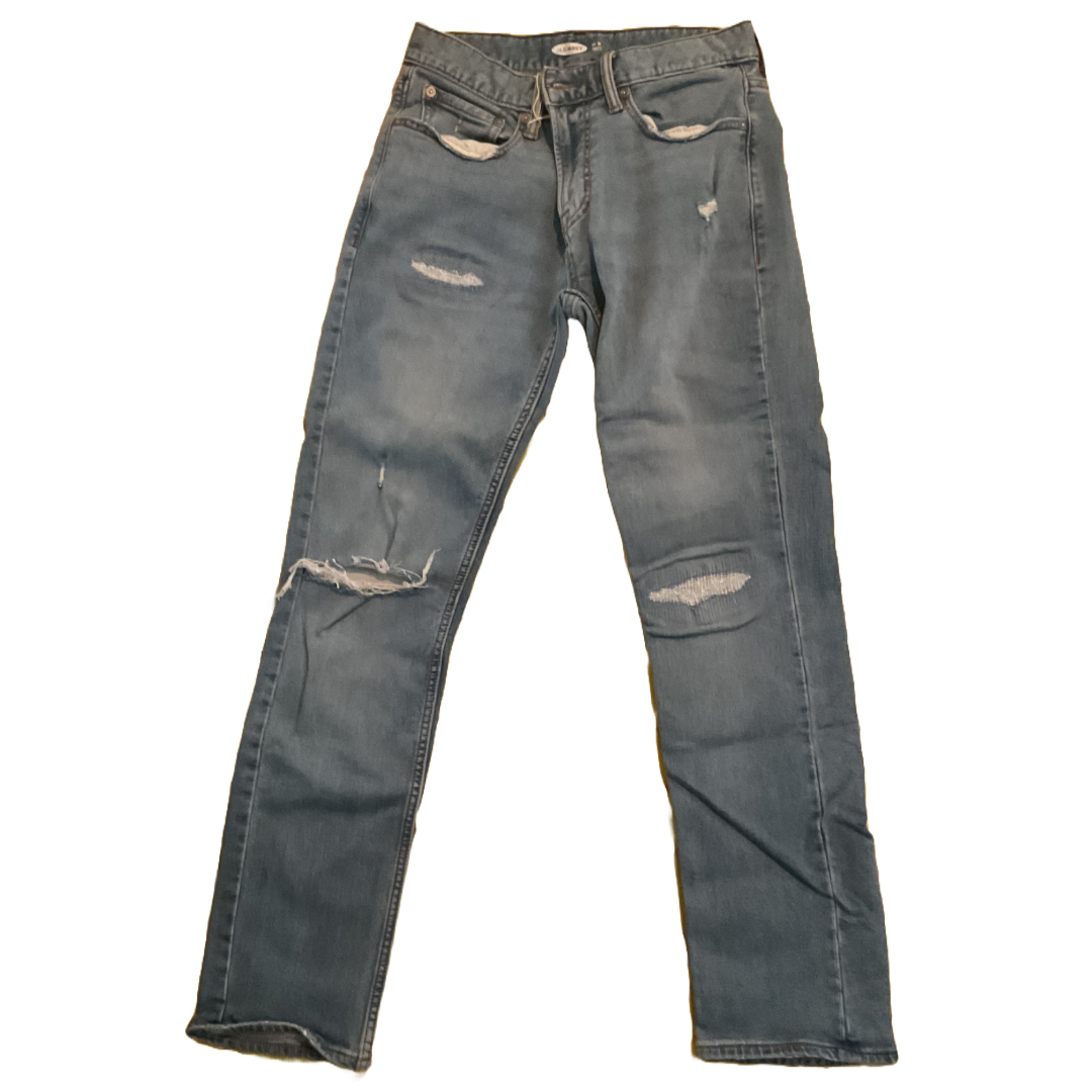 slim ripped jeans