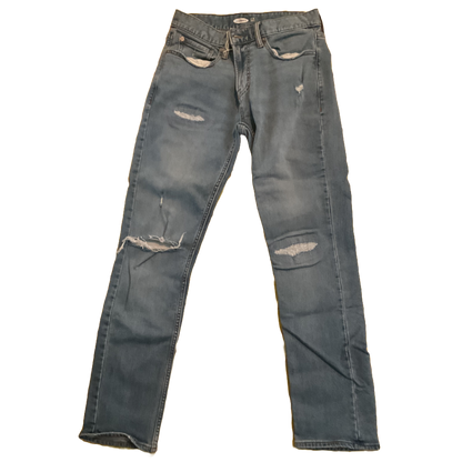 slim ripped jeans