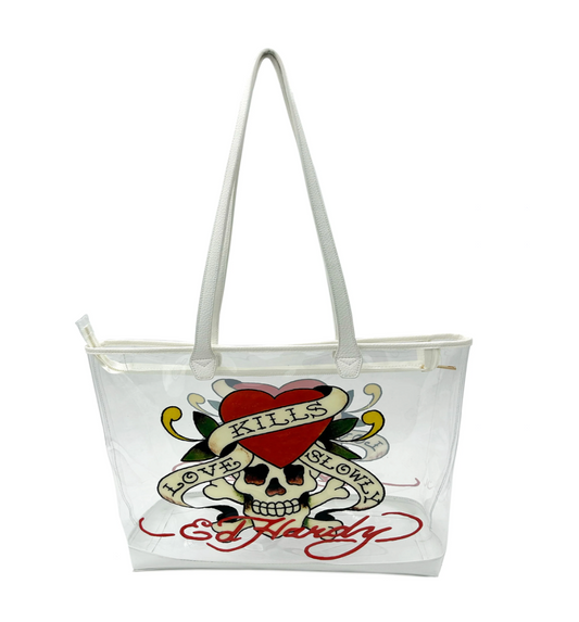 lks skull tote bag