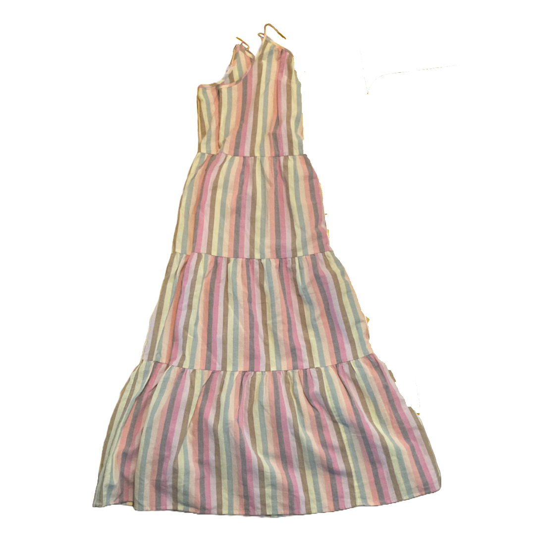 multicolor striped dress