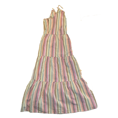 multicolor striped dress